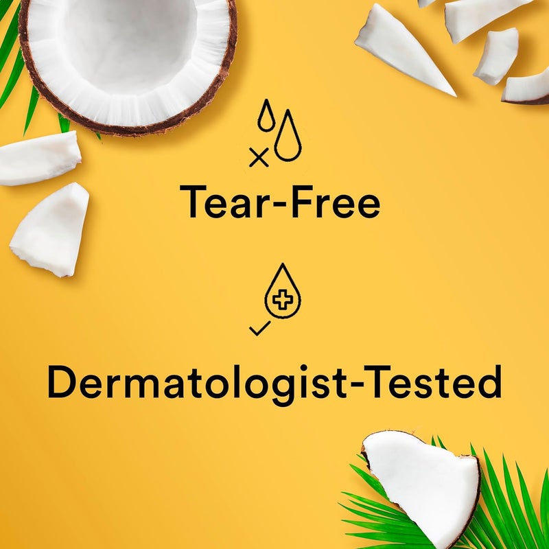 Suave شامبو وبلسم وغسول الجسم سوفي كيدز 3 في 1 برائحة جوز الهند - عبوة من 6 (18 أونصة لكل منها) - Image 5